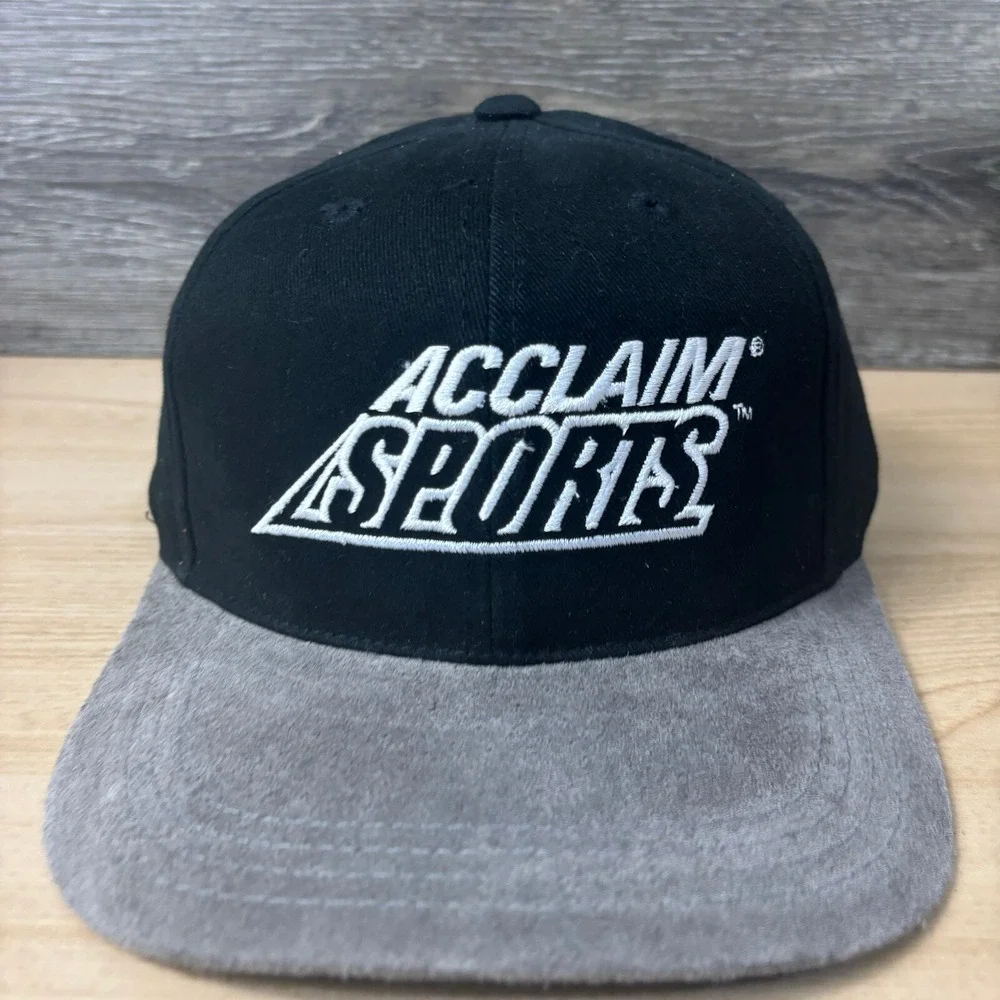 Vintage All Star Game‎ Hat Cap Strap Back Black MLB Baseball 2000 Acclaim Sports